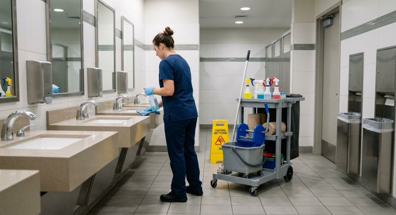 Commercial Restroom Cleaning in Denton, TX