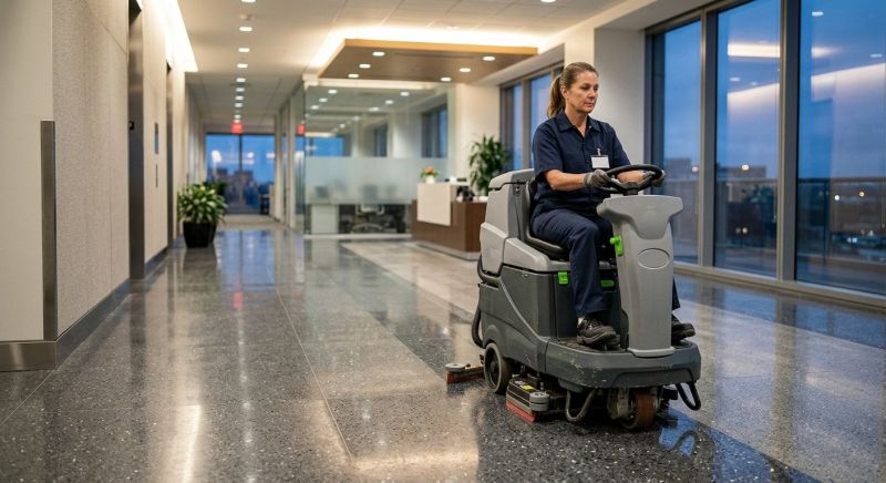 Commercial Floor Cleaning in Denton, TX