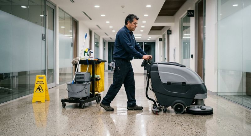 Commercial Floor Cleaning in Conroe, TX