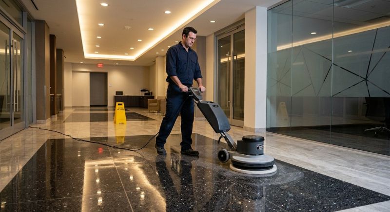 Commercial Floor Shining in Boston, MA