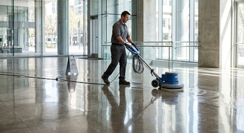 Commercial Floor Shining in Janesville, WI