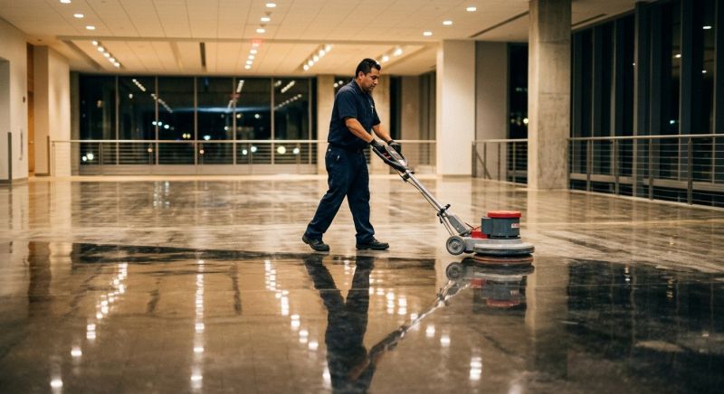 Commercial Floor Shining in Janesville, WI