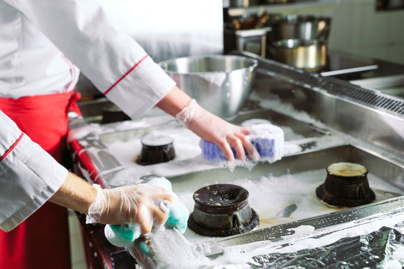 Commercial Kitchen Mopping in Denton, TX