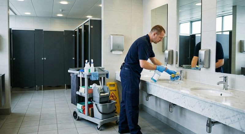 Office Bathroom Cleaning in New Braunfels, TX