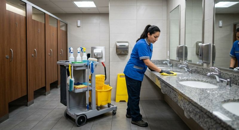 Office Bathroom Cleaning in Conroe, TX